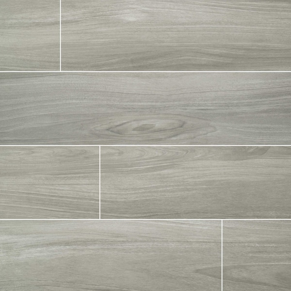 Braxton Grigia 9.84 In. X 39.37 In. Matte Porcelain Floor And Wall Tile, 5PK